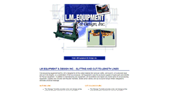 Desktop Screenshot of lmequipment.com