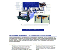 Tablet Screenshot of lmequipment.com